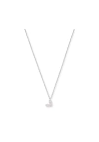TOM TAILOR - Kette mit Anhänger für Mädchen, Silber 925, Zirkonia | Herz - Silber