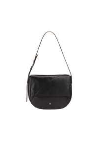 DuDu Formentera - Formentera Schultertasche Leder 34 cm - black rose