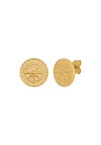 caї - Ohrstecker 925/- Sterling Silber - gelb