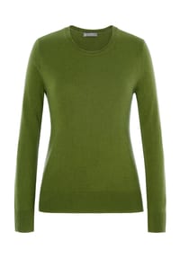 GALERIA - Seide-Kaschmir Pullover "Madrid", Rundhals-Ausschnitt, für Damen - AQUA