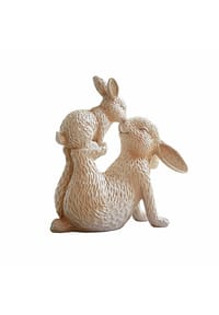 LOBERON Deko-Hase Trista beige/rosa - Osterfigur - beige/rosa