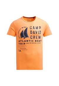 CAMP DAVID - T-Shirt Cabo Verde Kurzarmshirt - dunkelblau