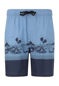 CRUZ - Boardshorts Hector aus atmungsaktivem Material mit lässigem Print - Print 3612 Blue Wave