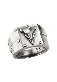 caї - Ring 925/- Sterling Silber 1 ohne Stein - Silbergrau