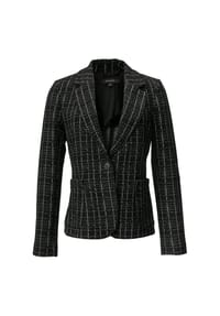 comma, - Blazer, Reverskragen, für Damen - 99N0  GREY/BLACK