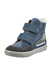 RICOSTA® - Lederimitat/Textil Stiefelette - Blau/Grau