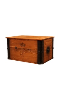 Uncle Joe's - Truhentisch Manufacture im Vintage-Design - hellbraun