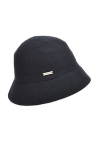 SEEBERGER - Glockenhut, verstellbares Futterband, für Damen - 10-SCHWARZ