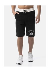 CIPO & BAXX® - Shorts CK300 elastischer Bund mit Kordelzug - BLACK