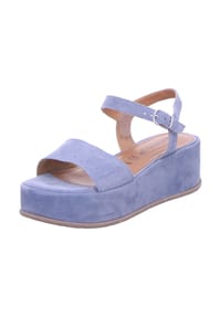 Tamaris - Keilsandaletten - LIGHT BLUE SUEDE
