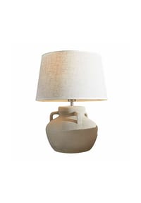 LOBERON - Tischlampe Parya creme - creme