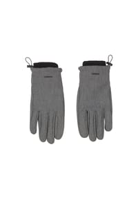 LERROS - Robuste Handschuhe in Melange-Optik aus Kunstgewebe - BLACK