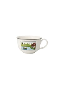 Villeroy & Boch Café au lait Obertasse Charm & Breakfast Design Naif 500 ml weiß-bunt - DESIGN NAIF - weiß-bunt