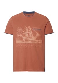 JAN VANDERSTORM - T-Shirt TANEL - dunkelorange