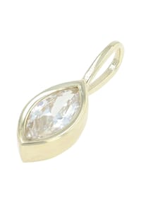 Adelia's - Damen 333 Gelbgold Anhänger goldfarben mit funkelnden Zirkonia - gold