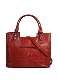 Cluty - Handtasche Echt Leder, Made In Italy - beige