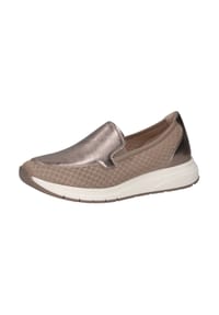 Caprice - Leder/Textil Slipper - Taupe
