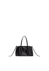TOMMY HILFIGER - Beuteltasche, Leder, für Damen - BDS  BLACK