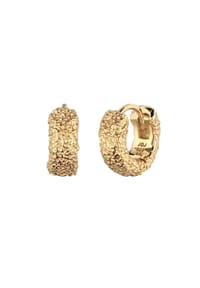 elli. - Ohrringe Creolen 925 Sterling Silber Vergoldet - Gold