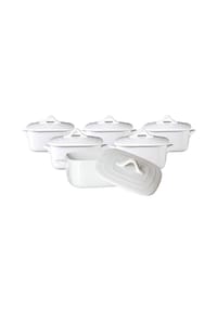 RitzenhoffAndBreker Mini-Terrinen Bianco 10,5 x 10,5 cm 6er Set weiß - BIANCO - weiß