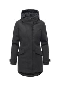 ragwear™ - Wintermantel Petuja Felt YOUMODO - Black