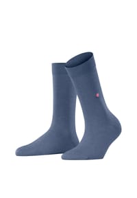 Burlington - Lady Socken, Rippbündchen, verstärkte Belastungszonen, für Damen - ARCTIC MELANGE