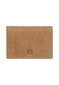 BODENSCHATZ - Kreditkartenetui BICOLOUR Echt Leder - cognac
