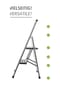 WENKO® Klapptrittleiter, Alu-Design, 2-stufig, rutschfest Bild 10