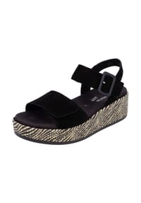remonte® - Leder Sandalen - Schwarz