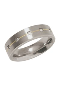 BOCCIA® Damen Ring, Titan mit 5 Diamanten, zus. ca. 0,25 Karat Bild 1