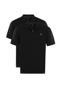 hajo - Poloshirt 2er Pack Pique - Admiralsblau