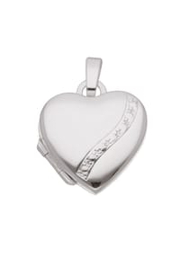 Adelia's - Damen Silber Schmuck 925 Silber Medaillon Anhänger - silber