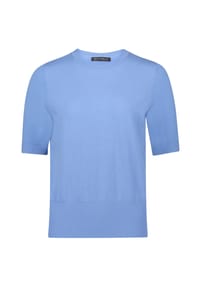 BETTY BARCLAY - Basic-Pullover kurzarm - Adria Blue
