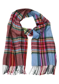 collezione alessandro® - Winterschal Multi Made in Italy, in modischen Farben - grün