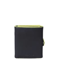 MARGELISCH - Echtleder Geldbörse noonyu feid - black - lime green