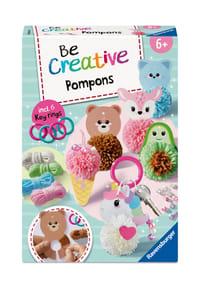 Ravensburger BeCreative Midi - Pompons Kawaii-Stil - ARTS & CRAFTS - 