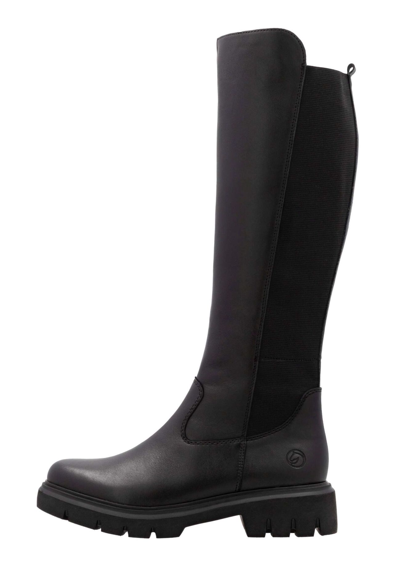 Remonte® Stiefel, Blockabsatz, Leder, FüR Damen, Schwarz, 39