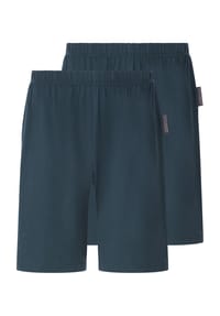JAN VANDERSTORM - 2er Pack kurze Schlafhose TIEMU - dunkelblau