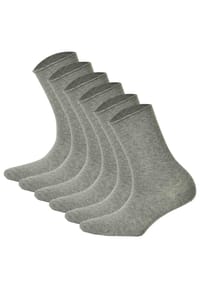 Hudson - 6 Paar Damen Socken - Only 6-Pack, Strumpf, Rollrand, Einfarbig - Schwarz