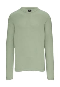 QS - Strickpullover, Baumwolle, Rippstruktur, für Herren - 7219 GREEN