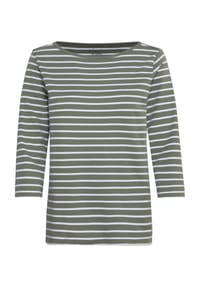 GALERIA - Shirt "Anja", 3/4-Arm, U-Boot-Ausschnitt, für Damen - BLACK/WHITE