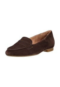 paul green - Veloursleder Slipper - Dunkelbraun