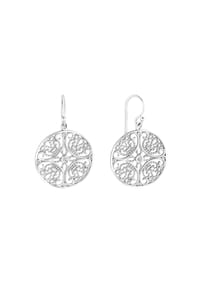 zeeme SILVER - Ohrringe 925/- Sterling Silber 2 Zirkonia - weiß