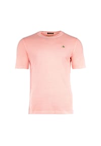 SCOTCH & SODA Herren T-Shirt - Regular Fit Garment-Dyed Logo, Rundhals, Kurzarm, Baumwolle, einfarbig Bild 1