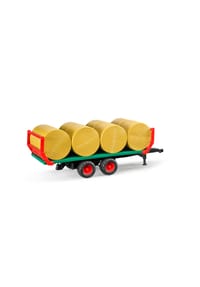 Bruder - Spielzeugauto Landwirtschaft Ballentransportanhänger - mehrfarbig