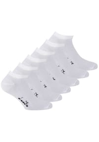 diadora - Unisex Sneaker Socken, 6er Pack - Sportsocken, Mercerisierte Baumwolle, Logo, einfarbig - Schwarz