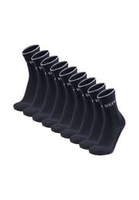 REPLAY - Unisex Socken, 9er Pack - Tennissocken, Kurzsocken, Logo - Schwarz