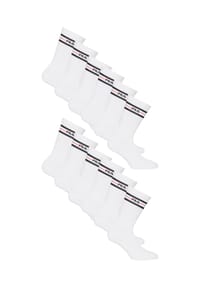 FILA - Socken Logo 12er-Pack im sportlichen Design - White