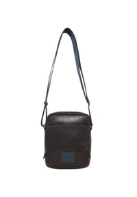 GALERIA SORRENTO FS26 - Umhängetasche, Leder, Reißverschluss - DARK BROWN