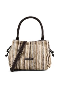 HEY MARLY - HEY MARLY Hey Marly Seaside Companion Schultertasche S 28 cm - silber